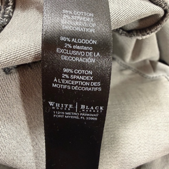 🔥 Host Pick 🔥White House Black Market skimmer charcoal gray jeans size 6 - Picture 9 of 9